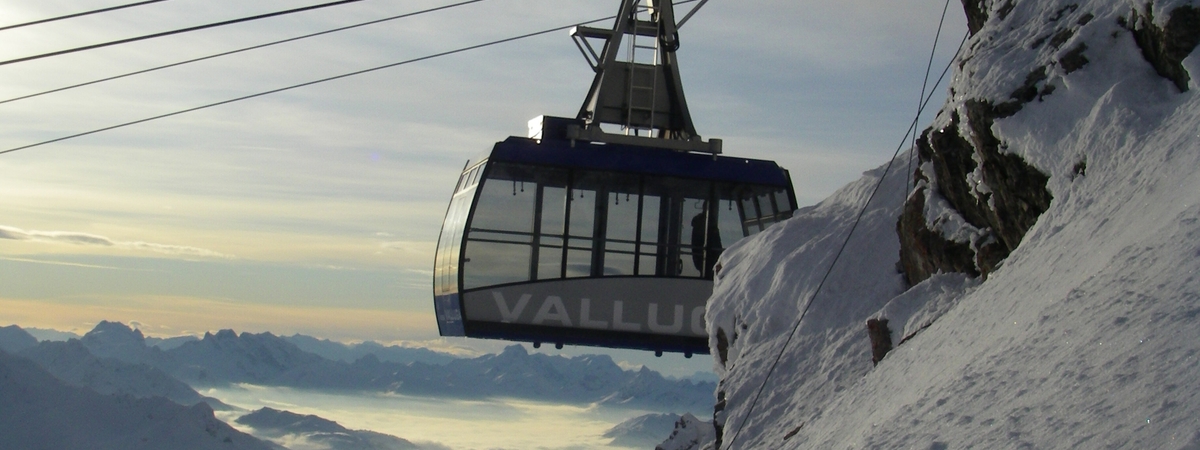 Vallugabahn Winter St Anton am Arlberg