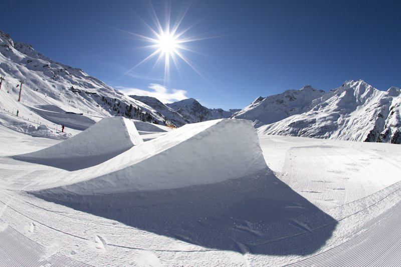 stanton park Funpark Kicker St Anton am Arlberg