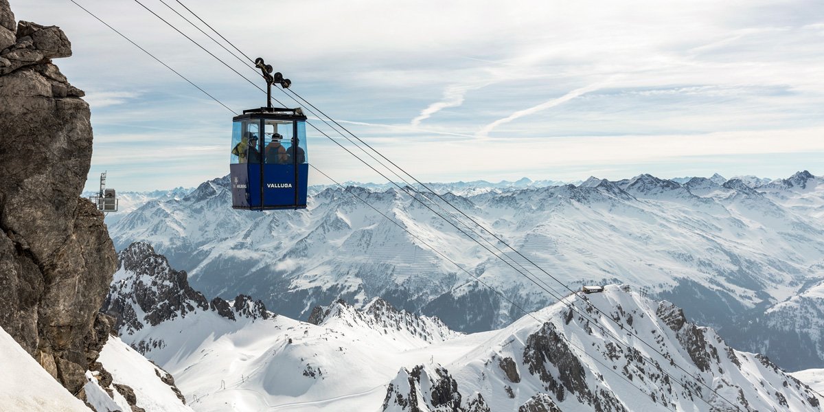 Schnee in St. Anton